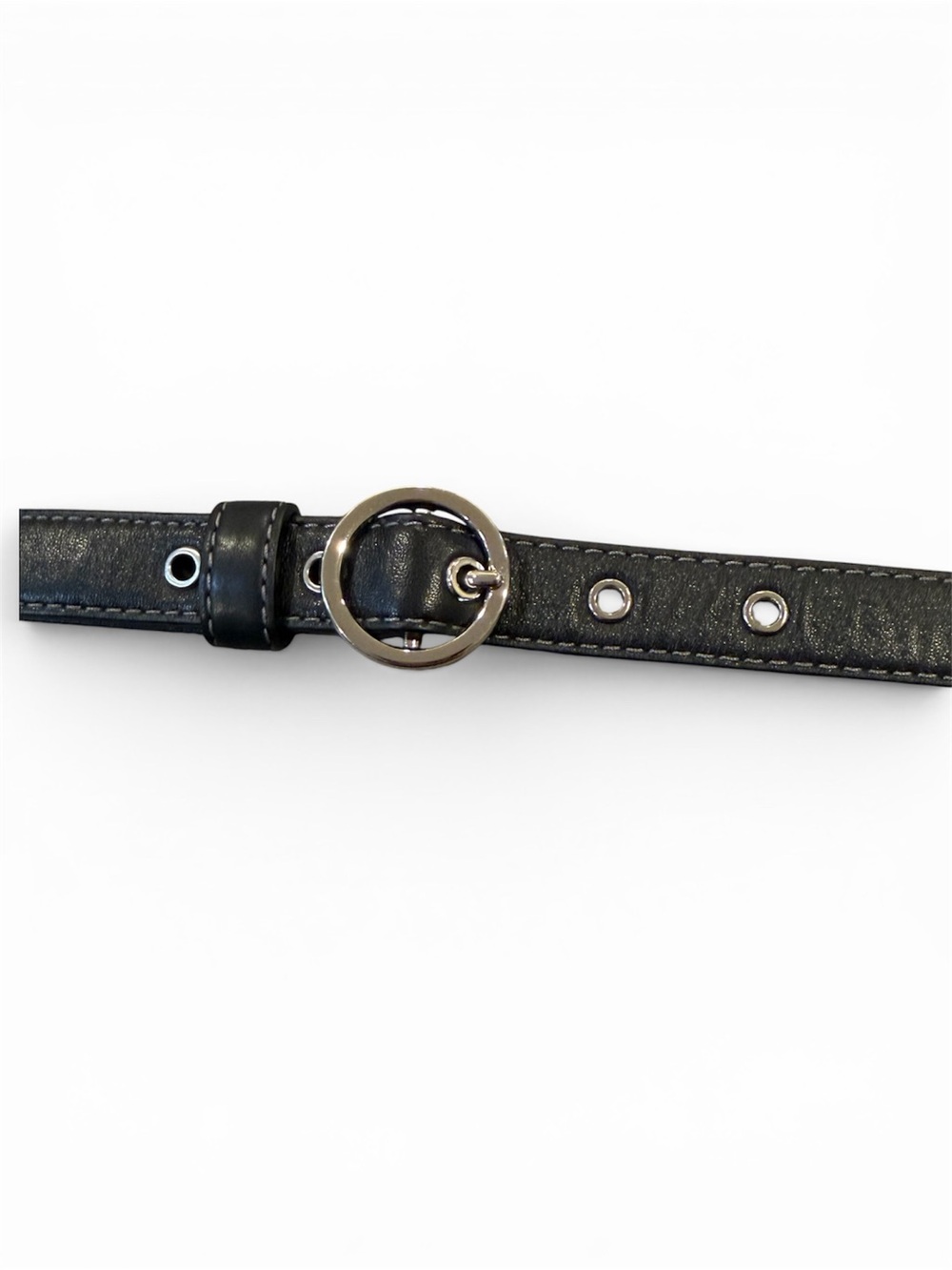 Coach Black Leather Adjustable  SilverTone Hardware Replacement  Purse Strap